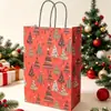Nueva Bolsa de Regalo de Navidad Caja de Regalo Sorpresa Embalaje de Papel Bolsa de Papel Souvenir Bolsa de Mano de Papel Kraft