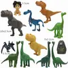 Decoración de pastel maestro de dinosaurios caricatura Tyrannosaurus hecho a mano para niños Accesorios de decoración para hornear de cumpleaños