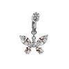 Gaibei Europeo y Americano Transfronterizo Lindo Dulce Cool Oso Anillo para el Ombligo Mariposa Libélula Clip para el Ombligo Anillo para el Ombligo sin Perforación Clip para la Oreja
