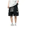 Shorts de Ferramenta Masculino Verão Estilo Americano Marca Tendência Solto Reta Calça Esportiva Seda de Gelo Secagem Rápida Casual Calça de Basquete
