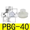 Ventosa Neumática PBG-10A/1/20/30/40/PBG50/75/110/150 Componentes Neumáticos Ventosas