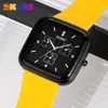 Reloj Cuadrado Simple Retro Skmei para Mujer, Moda Versátil Compacto de Cuarzo del Fabricante para Estudiantes