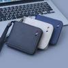 Billetera con Cremallera para Hombre Corta Esmerilada Nueva Ranura para Múltiples Tarjetas Billetera para Hombre Gran Capacidad Retro Billetera para Hombre Tarjetero