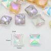 Nuevos Productos en Stock 16 # Colgante de Cristal de Vidrio de Ángulo Recto Cuadrado Pulsera DIY Collar de Incienso Accesorios de Joyería Cuentas Sueltas Venta al por Mayor