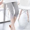 Leggings de Tres Puntos para Mujer Verano Delgados 2025 Nuevos Elásticos Versátiles Efecto Adelgazante Modal Encaje Ropa Exterior Pantalones para Gorditas mm