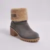 Comércio exterior desejo sapatos femininos 2019 transfronteiriço tamanho grande Inverno novas botas transfronteiriça cano médio dois usos Europa e Estados Unidos quente transfronteiriço