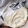 [45.00 kg-65.00 kg] 458 cintura adhesivo sin costuras letras de seda de hielo simple y cómoda cintura ropa interior para mujer