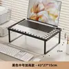 Elevador de Monitor de Computadora Soporte para Laptop Soporte de Refrigeración Estilo Parrilla para Escritorio Elevador de Monitor de Oficina