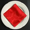 Servilleta de Tela Jacquard para Hotel Mantel de Mesa Floral Mantel de Mesa Estilo Ins Morado Mantel Cuadrado para Mesa de Comedor Manteles Individuales