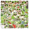 50 pegatinas originales de dibujos animados de cien monstruos rana para portátil, notebook, funda de teléfono, pegatinas decorativas impermeables