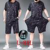 Conjunto deportivo de talla grande 8XL para hombre, camiseta de manga corta de verano, ropa de baloncesto, pantalones cortos casuales, dos piezas, estilo coreano, moderno