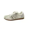Zapatillas de entrenamiento retro alemanas de bloques de color para mujer, nuevo estilo de verano de moda, transpirables, ligeras, con cordones, zapatillas casuales, versátiles, zapatillas Forrest Gump