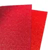 Papel de regalo festivo con foil rojo dorado, foil rojo plateado, purpurina rojo brillante, caja de regalo con foil dorado impreso, papel para sobres rojo, papel especial
