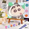 20*20 Desenho Animado Pintura a Óleo Digital DIY Colorir Pintura Decorativa Genshin Flor Pintura a Óleo Pintura a Óleo Digital Infantil Atacado