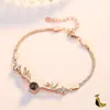 Un ciervo tiene tu pulsera de proyección de alta definición, femenina 100 idiomas, amo tu memoria, tiembla, pulsera de moda al por mayor
