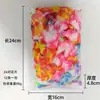 Guirnalda de cuello de pétalos de flor artificial hawaiana, guirnalda de tela de poliéster colorida, decoración de guirnalda para fiesta en la playa