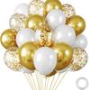 Traje de globos de lentejuelas metálicas de 30 piezas transfronterizo, decoración para ceremonia de fiesta de cumpleaños, traje de globos de color al por mayor