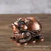 Sapo Dourado Auspicioso Criativo Retro Alta Qualidade Metal Anti-Cinzas Cinzeiro Tridimensional com Tampa Casa Sala de Estar Novo Estilo Chinês