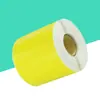 Papel Térmico Sintético Amarillo Cinco Pruebas Resistente al Desgarro Etiqueta Fresca para Almacenamiento en Frío Adhesivo para Impresión de Códigos de Barras