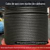 Fabricante Fornece Cabo de Aço Macio Lubrificado 6*37 para Guindastes de Levantamento, Elevadores e Reboques, Galvanizado para Aplicações Especiais de Levantamento