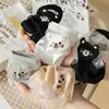 Meias Socas Baixas com Tema de Gato para Primavera e Verão Femininas, Meias Curtas Respiráveis de Malha, Meias Invisíveis Estilo Japonês