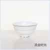 Cerámica Borde Dorado Tazón Alto Vajilla Tazón Plato Plato Juego de Regalo Venta al por Mayor Hueso de China Tazón Hogareño Gama Alta Hueso de China 36%