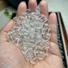 Cuentas sueltas de cristal de té blanco cortado natural, accesorios tejidos a mano, joyería DIY, collar para mujer, pulsera, accesorios, cuentas redondas