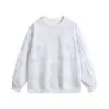 Moletom tie-dye de algodão chinês com gola redonda e mangas compridas para homens, jaqueta com gola canelada, jaqueta masculina de manga comprida, marca da moda Outono/Inverno 2026