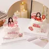 Decoración de Pastel para el 38º Día de la Mujer: Belleza Radiante, Brisa de Primavera Como Tú, Decoración para Hornear Día Internacional de la Mujer Enchufe