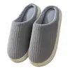 Pantuflas de algodón de invierno para mujer, de suela gruesa, antideslizantes, para uso en interiores, adecuadas para parejas, cálidas y acogedoras, con forro afelpado, también disponibles para hombre, para otoño e invierno