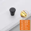 Moderno simples gaveta de cabeceira guarda-roupa armário móveis porta maçaneta redonda furo único liga de alumínio espacial pequena maçaneta