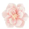 Decoração de quarto de casamento flores plissadas, flores tridimensionais de papel crepom, decorações de casamento, parede de fundo de quarto de casa nova, artigos para noivado e casamento