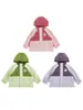 Ropa de cremallera de colores de caramelo a juego para niña Otoño Estilo Occidental Linda Versátil Informal Chaqueta con Capucha Moderna