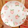 Prato de cerâmica para orquídeas criativo para casa estilo ins prato fofo prato de sopa prato de salada prato de petiscos celebridade da internet