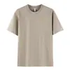 Camiseta Versátil de Algodón Puro Pesado de Corte Holgado Estilo Coreano para Hombres y Mujeres