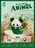 Chao Le Chuang Serie Animales de Postre Taza Micropartículas Ensamblaje Bloques de Construcción Educativo Decoración de Escritorio Al por Mayor