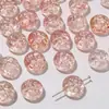10 Cuentas de Gelatina de Verano Vidrio Transparente Patrón Doble Recto Cuentas Pulsera de Cuentas de Vidrio Cuentas Sueltas DIY Hecho a Mano