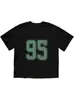 Directo del fabricante: Camiseta deportiva de malla estilo europeo y americano con estampado del número 95, corte holgado, cuello redondo, transpirable, disponible para dropshipping