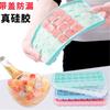 Molde de silicona para cubitos de hielo con tapa, para hacer tú mismo, para comida de bebé, para el hogar, 24 o 36 cubitos.