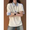 Directamente del fabricante: Camiseta de Verano para Hombre Estilo Americano Falso Dos Piezas Cuadros Patchwork Polo Manga Corta con un Toque Fresco y de Alta Gama