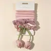 Gelin Lazo para el Cabello Simple de Tulipa Transfronterizo, Accesorio Minimalista y Elegante para el Cabello, Scrunchie de Alta Gama Estilo Coreano para Mujeres