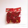 Saco de Natal pingente de Natal pequeno pacote de Natal decoração de árvore saco de presente Arco de Prata Dourada