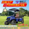Carrinho de Golfe Elétrico com Compartimento de Carga, Veículo de Passeio de Quatro Rodas, Veículo de Patrulha de Carga Turística para Pontos Turísticos de 2 Lugares