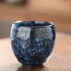 Taza de té de cerámica con esmalte de horno Taza Maestra Taza de té Té Juego de té Kung Fu Taza de huevo de dragón con esmalte Tianmu tazón de té taza individual