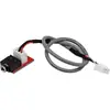 Placa Adaptadora de Audio Estéreo con Cable Blindado de 300 mm, Jack de Auriculares de 3.5 mm a Terminales de 2.54 mm para Amplificador de Audio DIY
