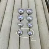 Pendientes de Perla Rosa de Alta Calidad con un Diseño de Nicho de Alta Gama, Lujo Ligero, Estilo Versátil y Popular, Pendientes y Accesorios para Orejas al por Mayor
