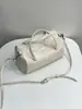 Bolsa de Mujer Estilo Coreano Nuevo 2025 Bolsa de Bowling Retro de Gama Alta Versátil de Gran Capacidad Bolsa de Viaje Bolsa Baguette
