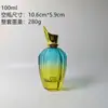 Botella de Perfume de Vidrio Colorido con Gradiente Elegante Lista para Usar del Fabricante Botella Vacía Spray de Presión de Bayoneta Logo Elegante