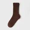 Calcetines para Hombre y Mujer, Engrosados y Cálidos, Calcetines de Rizo de Algodón Puro, Altamente Elásticos, Transpirables, No Constrictivos, Calcetines de Rizo de Tubo Alto, Esenciales para Otoño e Invierno