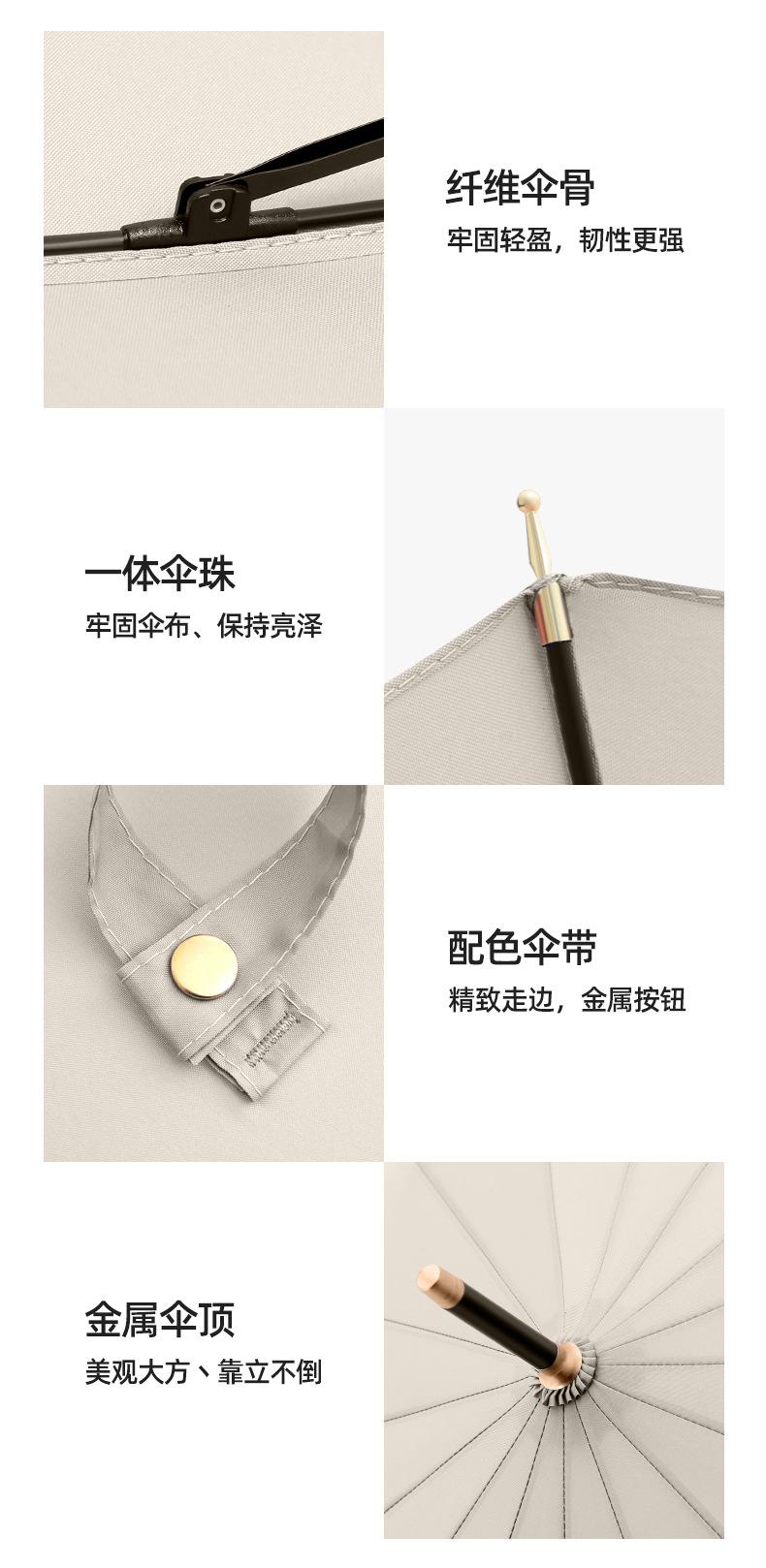 16骨皮手柄直杆伞--米色色_15.jpg